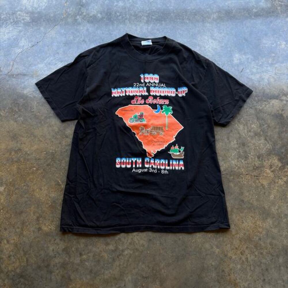 Vintage 90s Biker MC Club Harley T-shirt